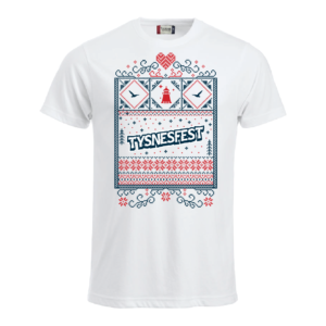 T-skjorte Jul Tysnesfest Hvit